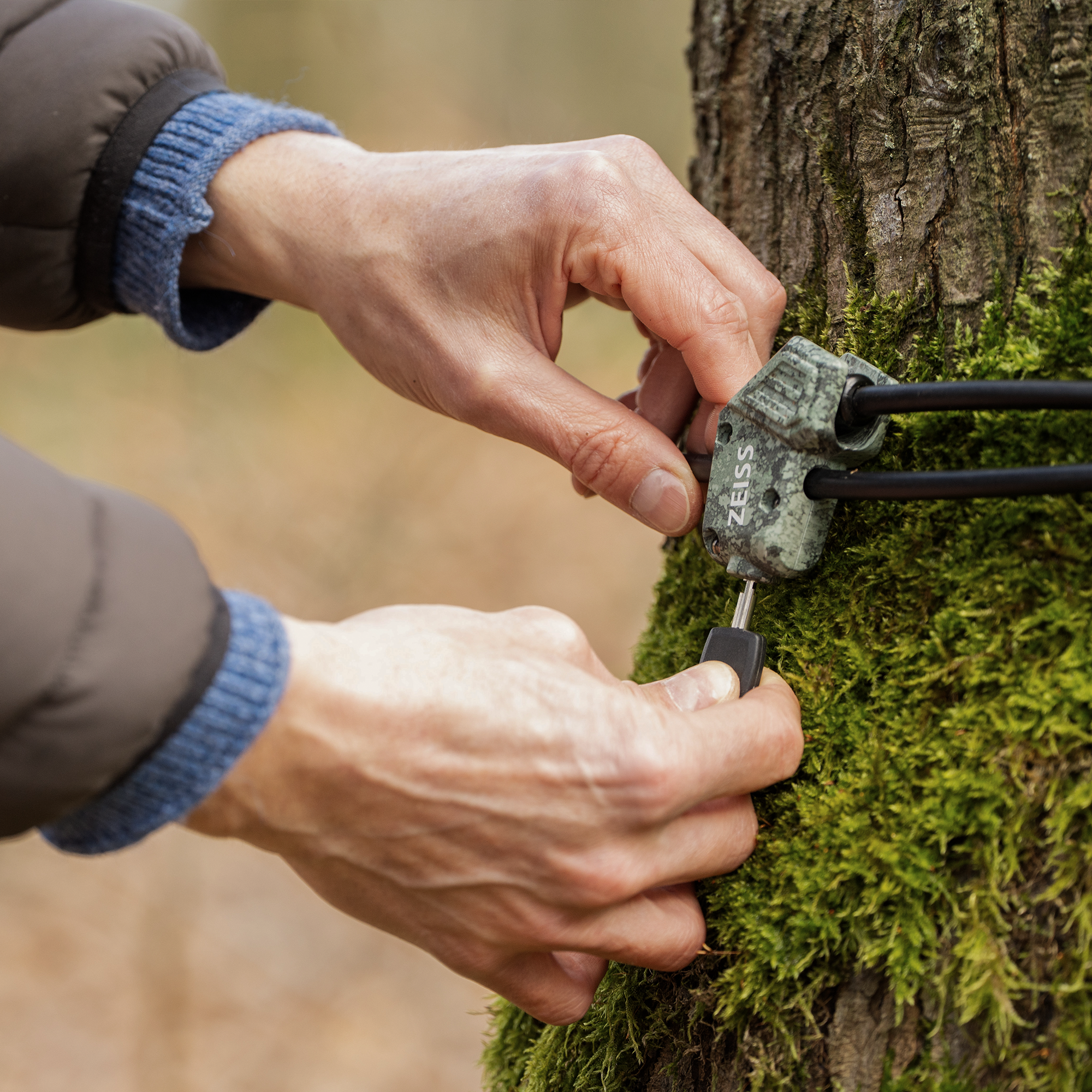 ZEISS Câble antivol avec clé