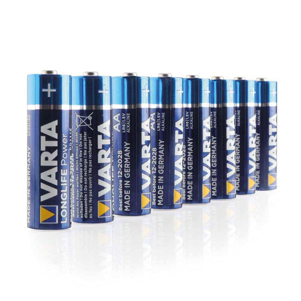 Piles VARTA Longlife Power Alcalines AA - Pack de 8