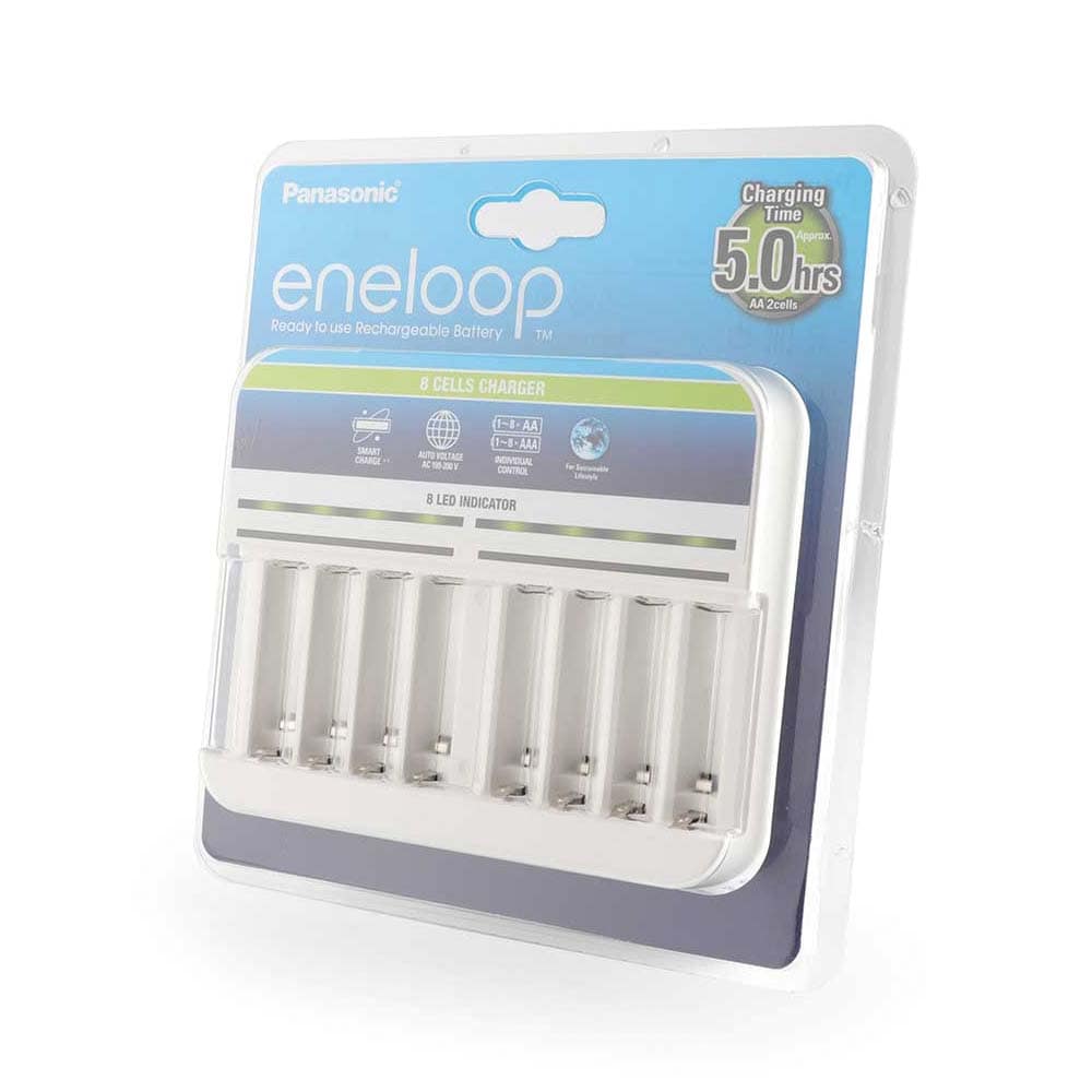 Chargeur de Piles AA eneloop 8 Cellules
